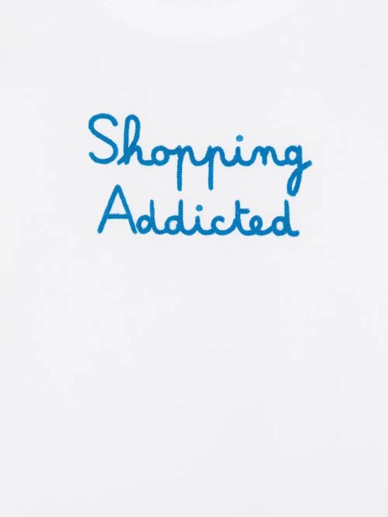 26SS 세인트바쓰 반팔 티셔츠 EMI0001 09166L SHOPPING ADDICTED 01N EMB - MC2 SAINT BARTH