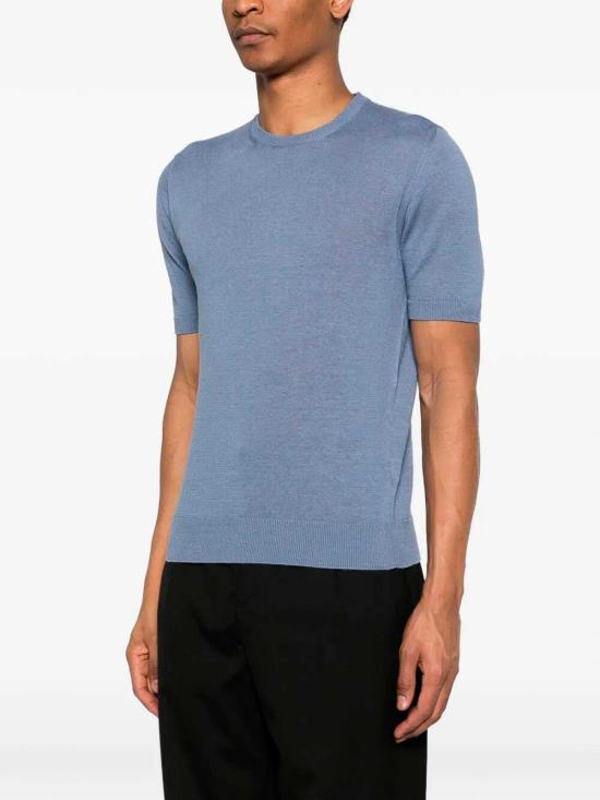 26SS 드루모어 반팔 티셔츠 D1LC100TL724 Blue - DRUMOHR