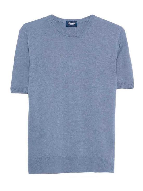 26SS 드루모어 반팔 티셔츠 D1LC100TL724 Blue