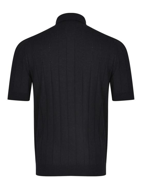 26SS 필리포 드 로렌티스 폴로 티셔츠 PL1MCCR14C990 Black - FILIPPO DE LAURENTIIS