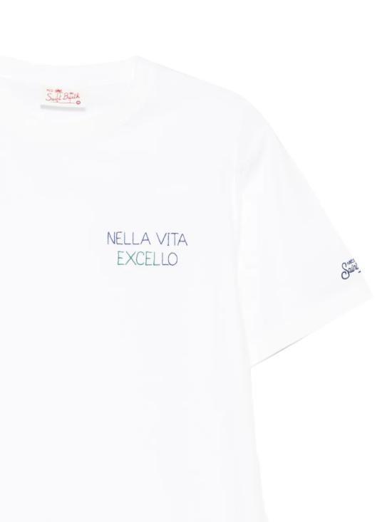 26SS 세인트바쓰 반팔 티셔츠 POT0001 04408L EXCELLO 01N EMB - MC2 SAINT BARTH