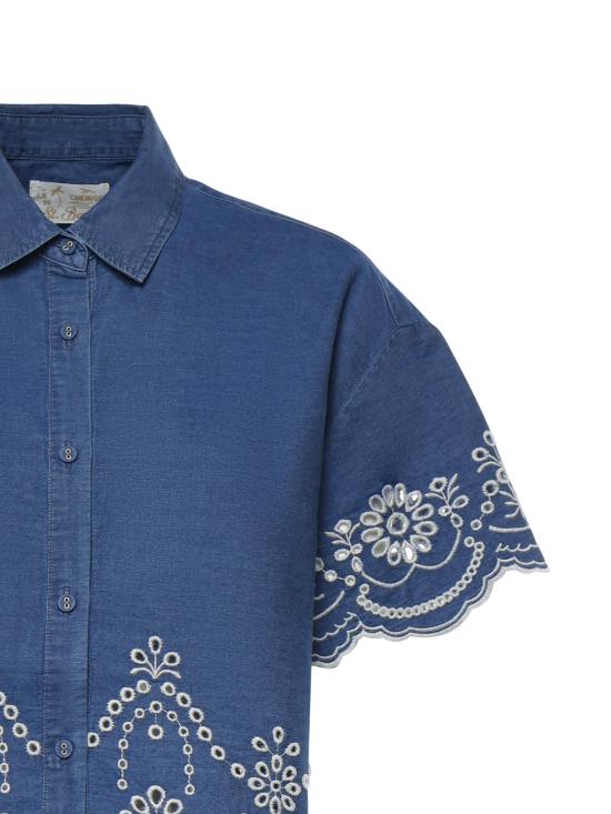 26SS 세인트바쓰 블라우스 CEM0001 00473L Blue - MC2 SAINT BARTH