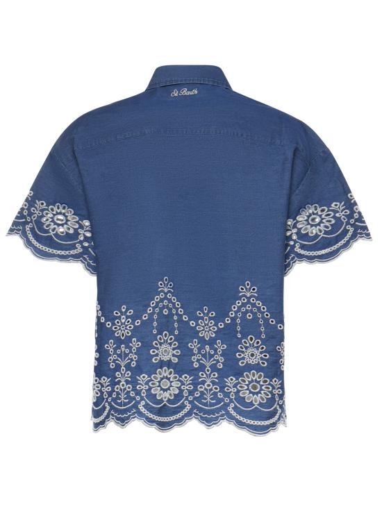 26SS 세인트바쓰 블라우스 CEM0001 00473L Blue - MC2 SAINT BARTH