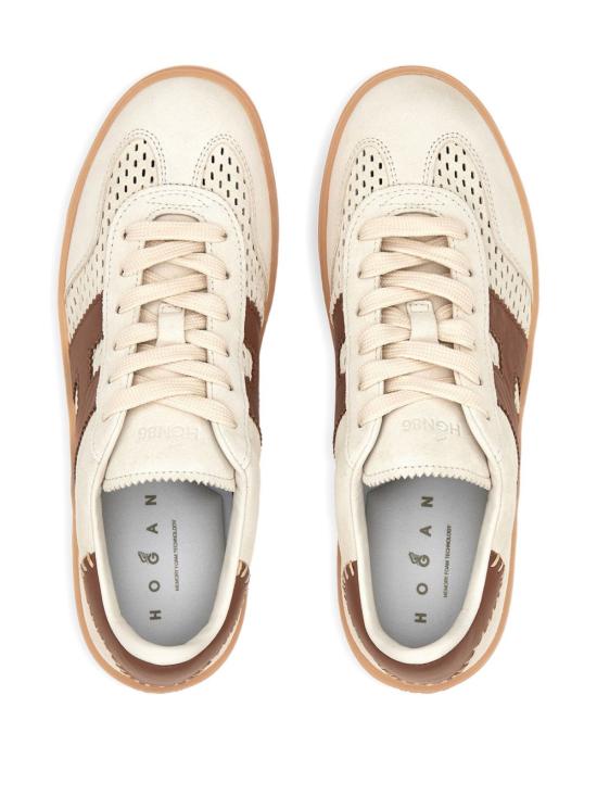 26SS 호간 스니커즈 HXW6470FY60UXH 0SUN Beige - HOGAN