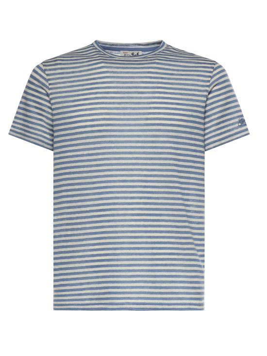 26SS 세인트바쓰 반팔 티셔츠 DOV0010 01241L Light Blue Cream