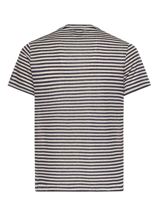 26SS 세인트바쓰 반팔 티셔츠 DOV0010 00283L CREAM BLUE - MC2 SAINT BARTH