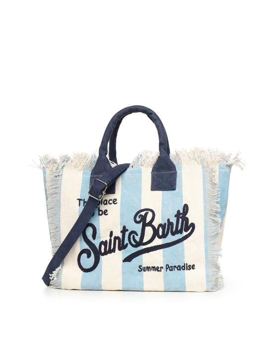 26SS 세인트바쓰 토트백 COL0001 02629L IVORY light blue