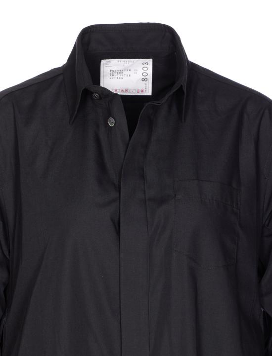 25FW 사카이 미디 원피스 25 08003 001 Black - SACAI