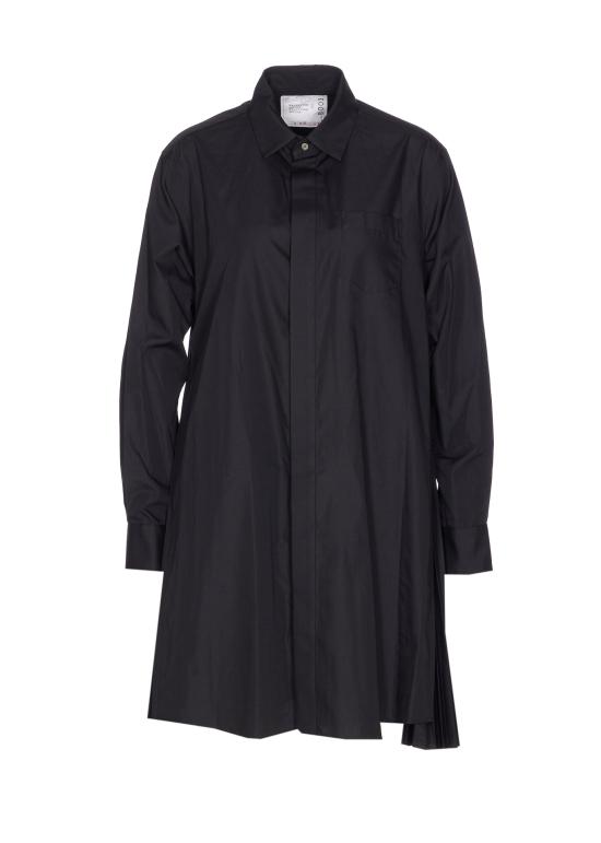 25FW 사카이 미디 원피스 25 08003 001 Black