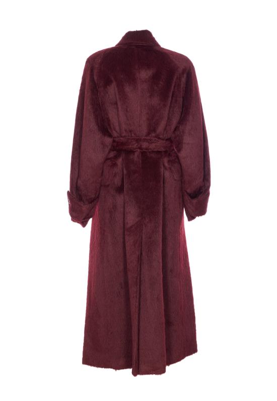 25FW 막스마라 알파카 울 롱 코트 2521016373600 ALBATA1234 003 Red - MAX MARA