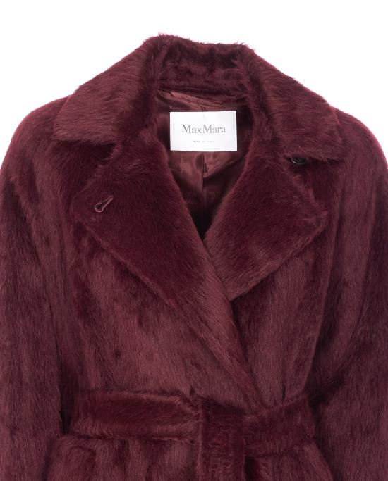 25FW 막스마라 알파카 울 롱 코트 2521016373600 ALBATA1234 003 Red - MAX MARA