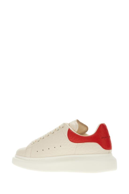 26SS 알렉산더 맥퀸 오버사이즈 스니커즈 808173WHAEG 9095 OFF WHITE RED - ALEXANDER MCQUEEN
