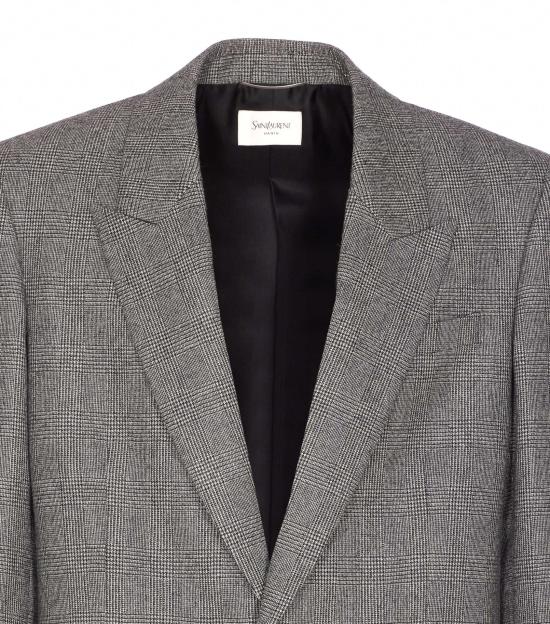 25FW 생로랑 수트 자켓 837196 Y5H541095 Grey - SAINT LAURENT
