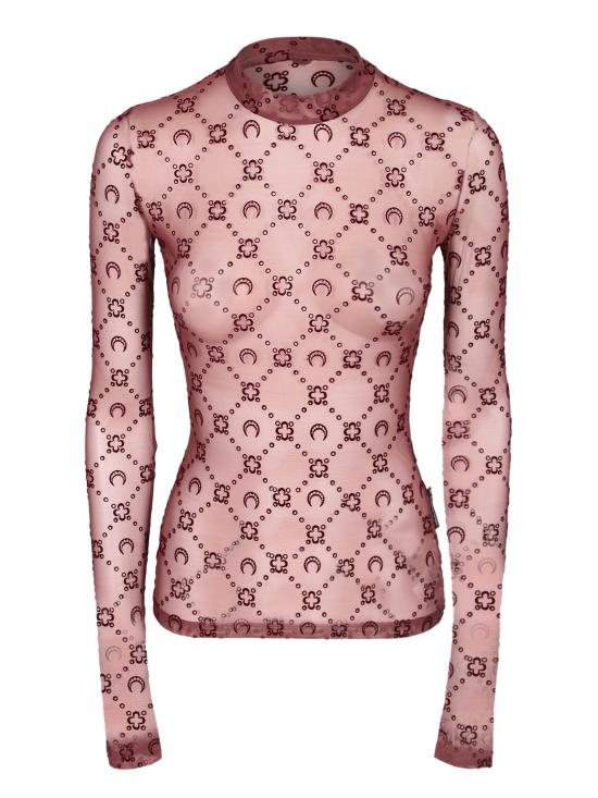 26SS 마린세르 긴팔 티셔츠 WTO388A CJER0005 PU70 Bordeaux