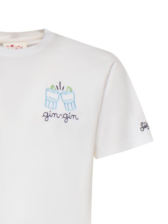 26SS 세인트바쓰 반팔 티셔츠 POT0001 04379L WHITE - MC2 SAINT BARTH