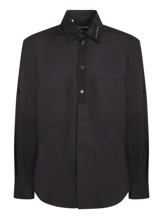 26SS 돌체앤가바나 긴팔 셔츠 G5OE1T FUFIP N0000 Black