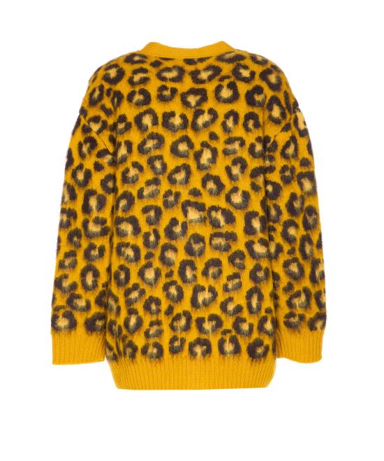 25FW 보테가베네타 가디건 845600 V5MC07103 Yellow - BOTTEGA VENETA