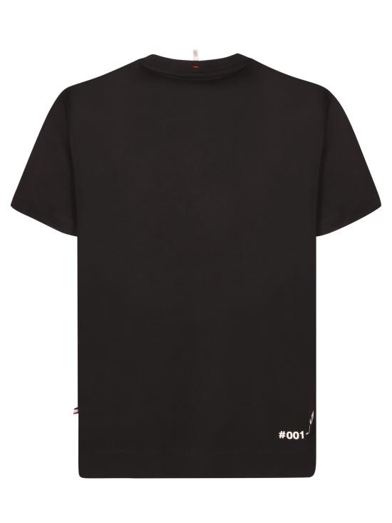 26SS 몽클레어 그레노블 로고 코튼 티셔츠 8C00020 89AZ9 999 Black - MONCLER