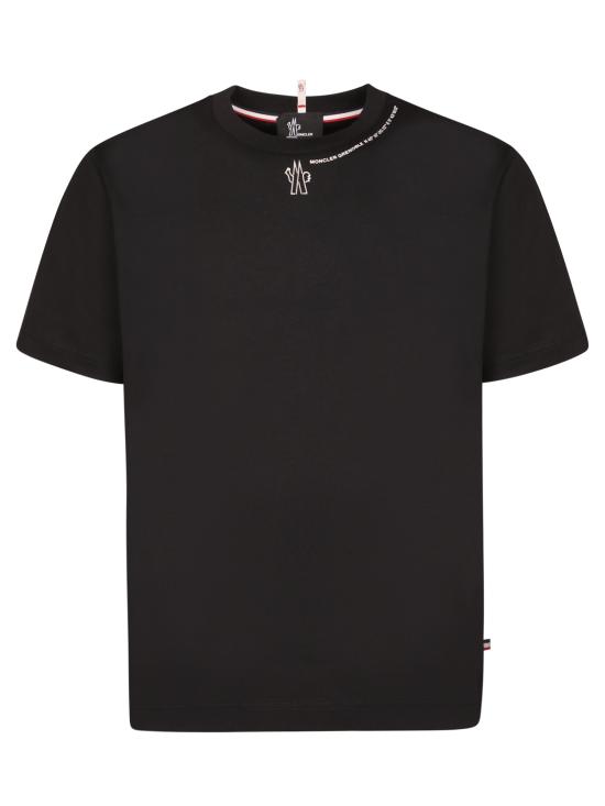 26SS 몽클레어 그레노블 로고 코튼 티셔츠 8C00020 89AZ9 999 Black