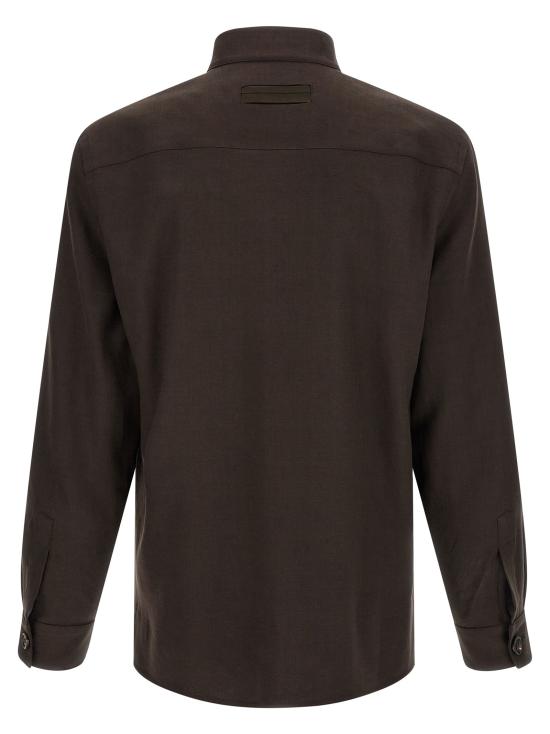 26SS 에르메네질도제냐 긴팔 셔츠 UHV71A3SOT54202 - ERMENEGILDO ZEGNA