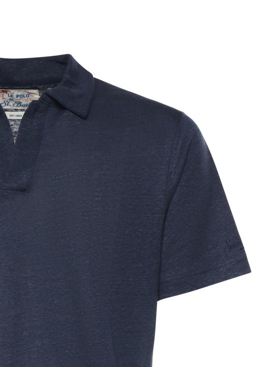 26SS 세인트바쓰 폴로 티셔츠 FRS0001 00119L Navy blue - MC2 SAINT BARTH