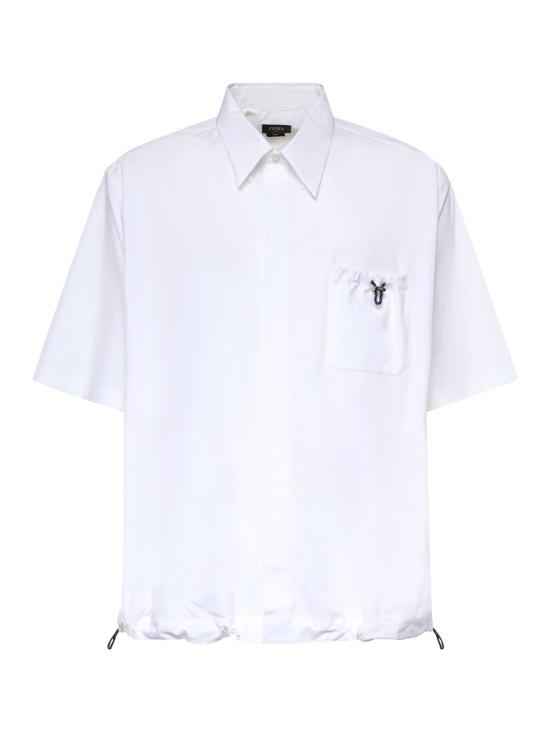 26SS 펜디 화이트 포플린 셔츠 FS1365 AYXGF0QA0