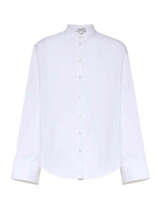 26SS 알라이아 셔츠 AA9C1010T611C 000 White