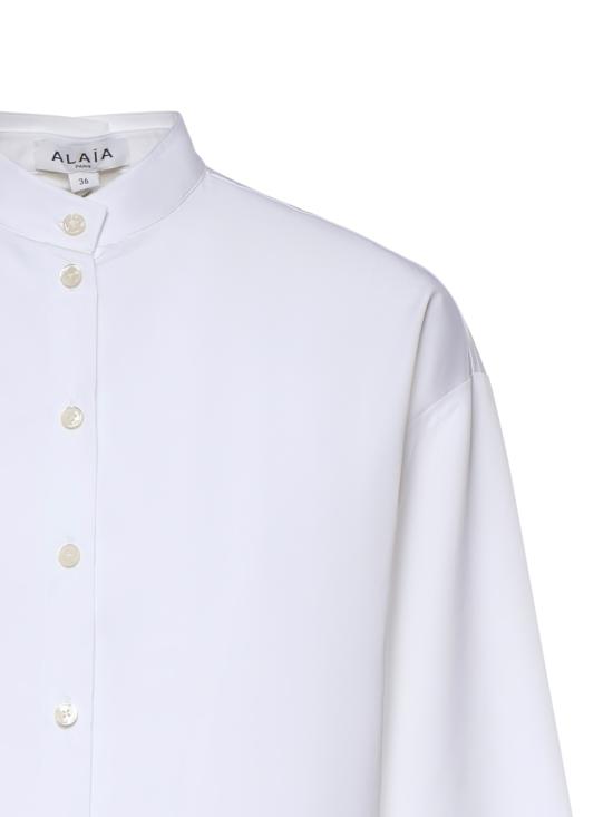 26SS 알라이아 셔츠 AA9C1010T611C 000 White - ALAIA
