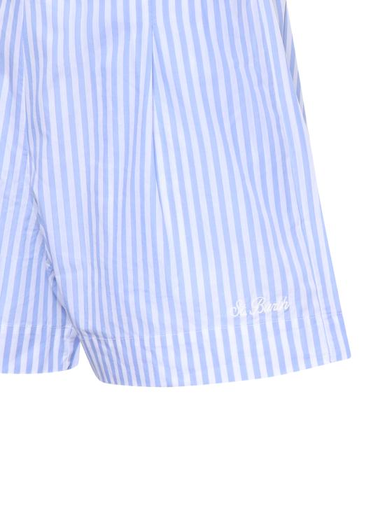 26SS 세인트바쓰 숏팬츠 AMN0001 01405L LIGHT BLUE WHITE - MC2 SAINT BARTH