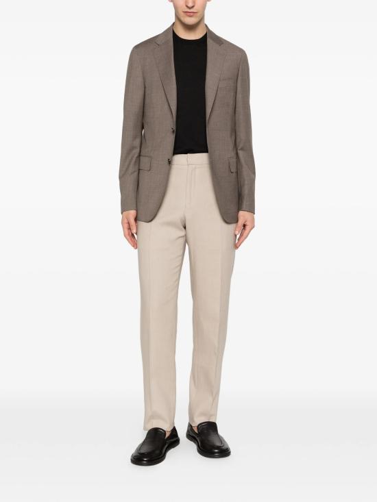 26SS 에르메네질도제냐 수트 팬츠 UHI35A3TZ50 N02 Beige - ERMENEGILDO ZEGNA