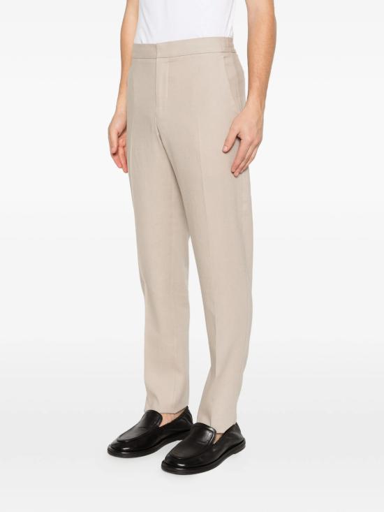 26SS 에르메네질도제냐 수트 팬츠 UHI35A3TZ50 N02 Beige - ERMENEGILDO ZEGNA