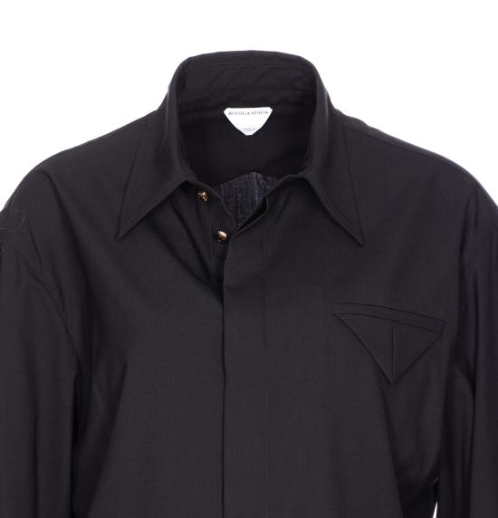 25FW 보테가베네타 셔츠 844045 V4XP01000 Black - BOTTEGA VENETA