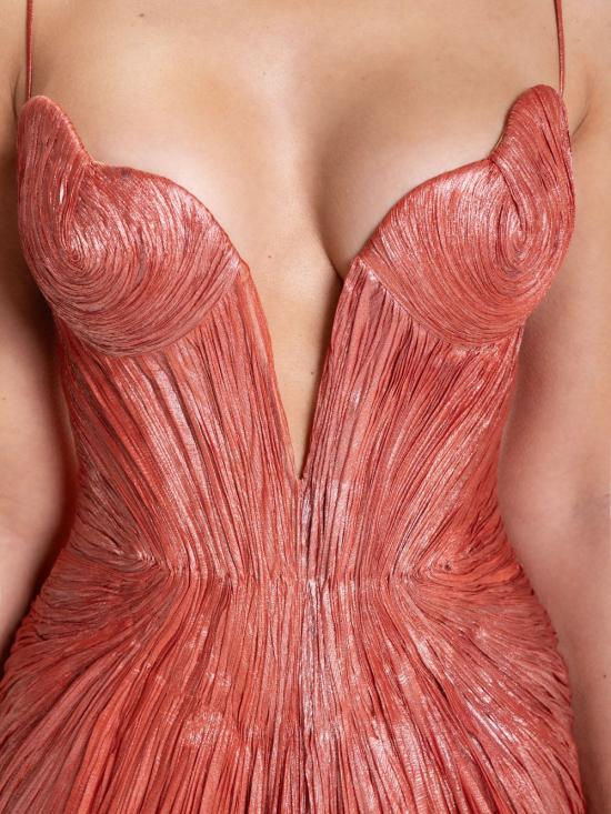 26SS 마리아루시아호한 롱 원피스 CECILIA BLOODORANGE Arancio - MARIA LUCIA HOHAN