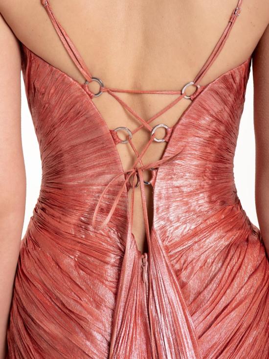 26SS 마리아루시아호한 롱 원피스 CECILIA BLOODORANGE Arancio - MARIA LUCIA HOHAN