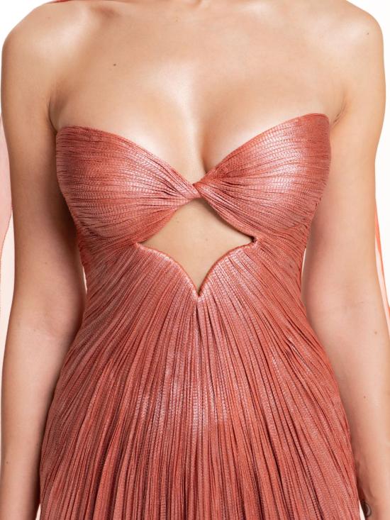 26SS 마리아루시아호한 롱 원피스 STEPHANIES BLOODORANGE Arancio - MARIA LUCIA HOHAN