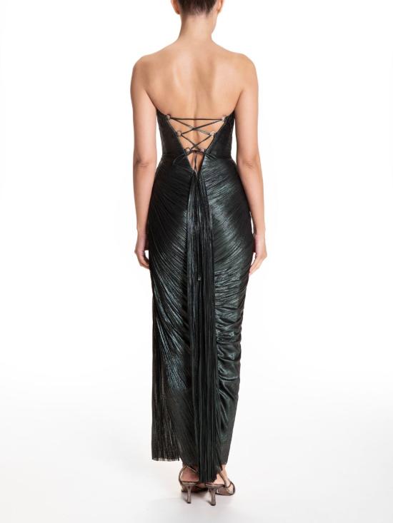 26SS 마리아루시아호한 미디 원피스 AMISHAS JUNGLE Green - MARIA LUCIA HOHAN