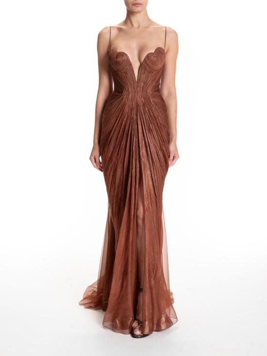 26SS 마리아루시아호한 롱 원피스 CECILIA CHOCOLATE Brown - MARIA LUCIA HOHAN