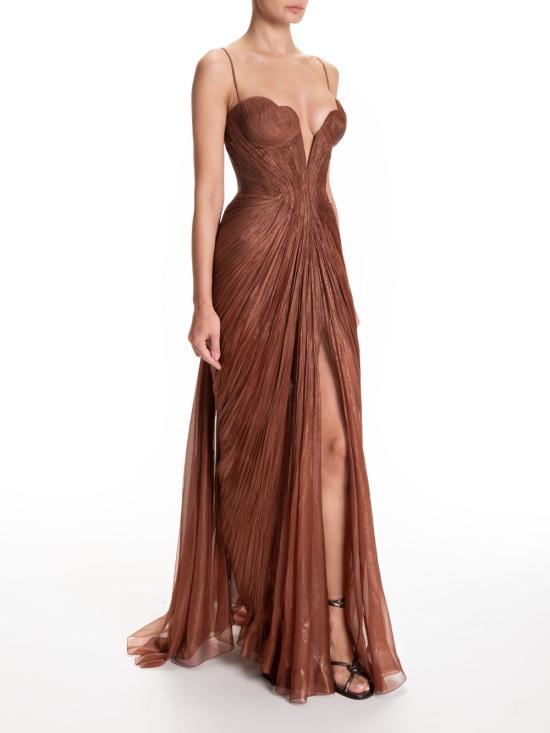 26SS 마리아루시아호한 롱 원피스 CECILIA CHOCOLATE Brown - MARIA LUCIA HOHAN