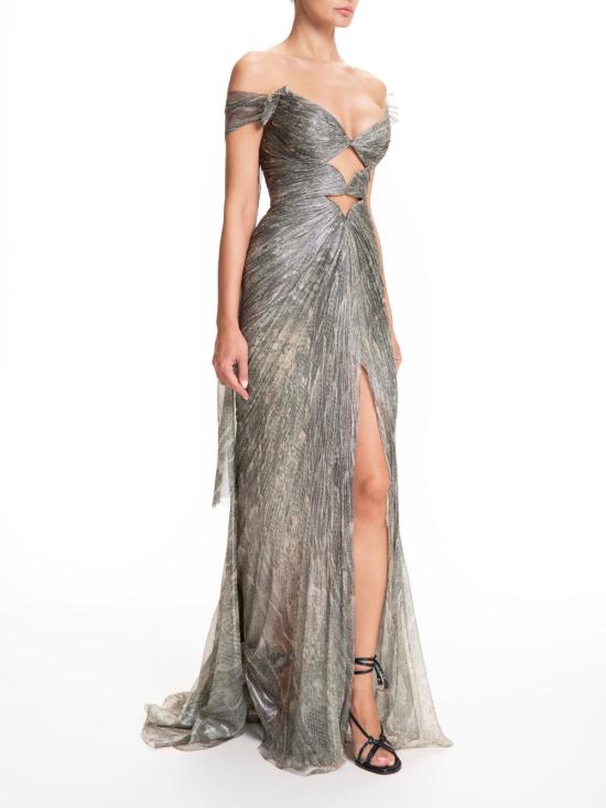 26SS 마리아루시아호한 롱 원피스 CATARINA TROPICAL Grey - MARIA LUCIA HOHAN