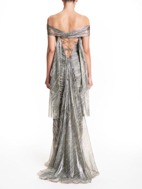 26SS 마리아루시아호한 롱 원피스 CATARINA TROPICAL Grey - MARIA LUCIA HOHAN