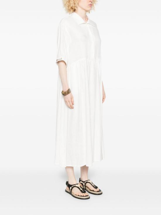 26SS 에르노 미디 원피스 AB000077D12689 1000 Bianco - HERNO