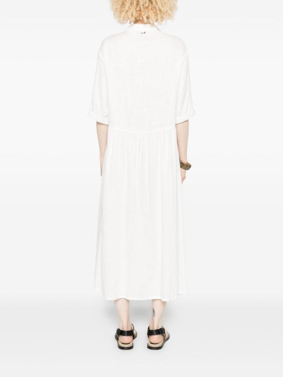 26SS 에르노 미디 원피스 AB000077D12689 1000 Bianco - HERNO