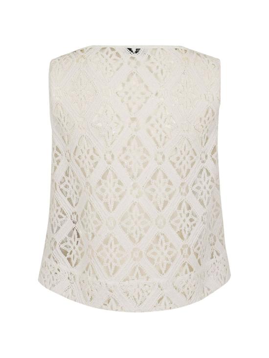 26SS 에르노 민소매 티셔츠 BL000054D13295 1100 Bianco - HERNO