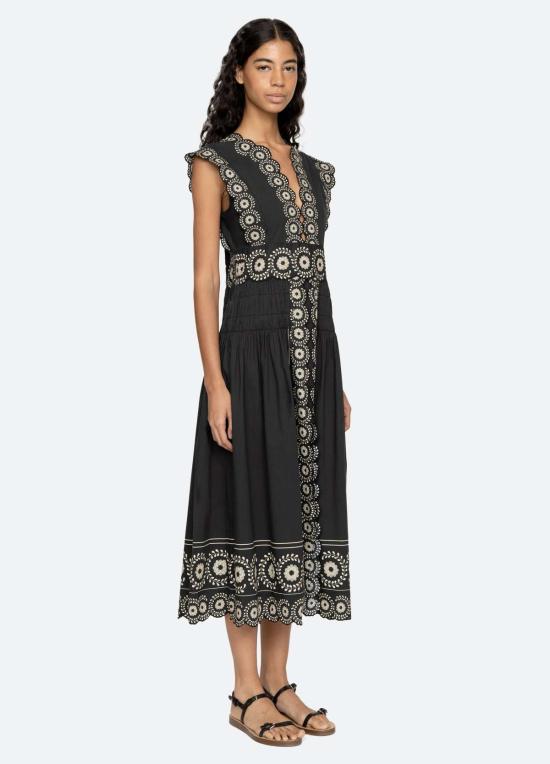  씨뉴욕 롱 원피스 씨 니 미라벨 드레스 블랙 - SEA NY