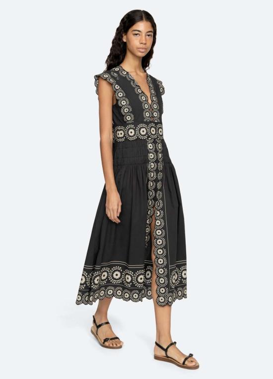  씨뉴욕 롱 원피스 씨 니 미라벨 드레스 블랙