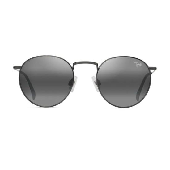  마우이짐 선글라스 조절 가능한 코받침이 있는 푸카우아 원형 금속