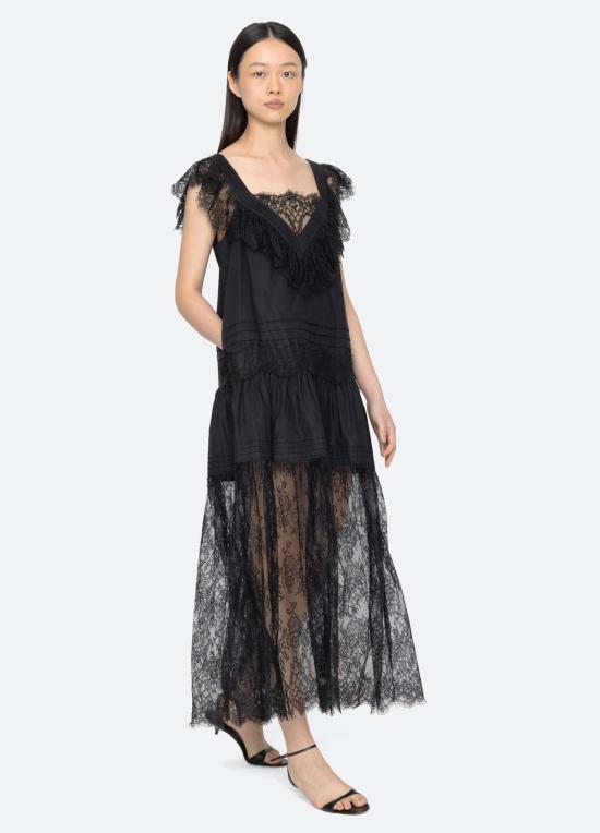  씨뉴욕 롱 원피스 씨 니 힐다 드레스 - SEA NY