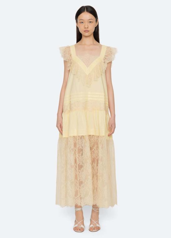  씨뉴욕 롱 원피스 씨 니 힐다 드레스 - SEA NY