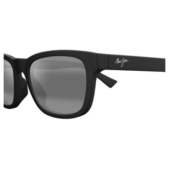  마우이짐 선글라스 Kapii 무광 블랙 직사각형  (은은한 브랜드 로고) - MAUI JIM