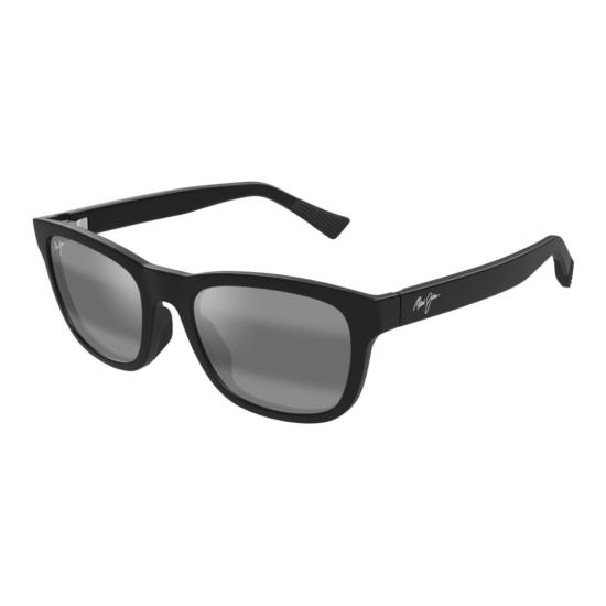  마우이짐 선글라스 Kapii 무광 블랙 직사각형  (은은한 브랜드 로고) - MAUI JIM